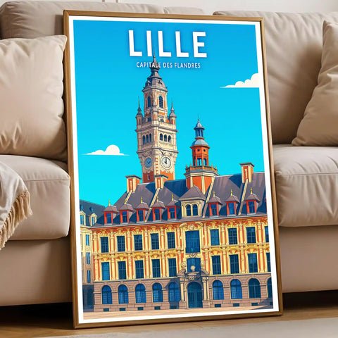 Affiche - Lille - Capitale des Flandres