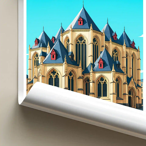 Affiche - Lille - Église Saint-Maurice