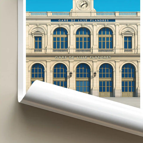 Affiche - Lille - La Gare