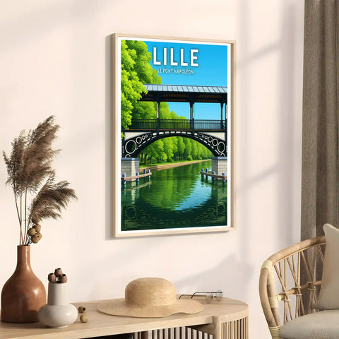 Affiche - Lille - Le Pont Napoléon