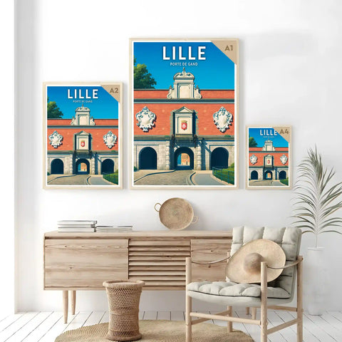 Affiche - Lille - Porte de Gand