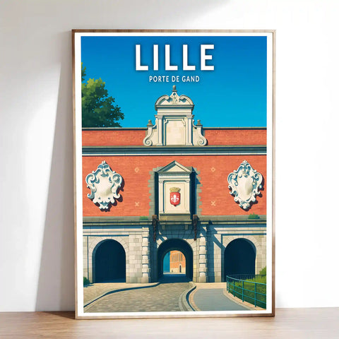 Affiche - Lille - Porte de Gand