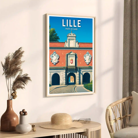 Affiche - Lille - Porte de Gand