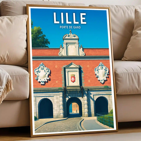 Affiche - Lille - Porte de Gand