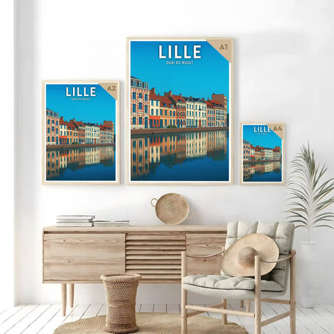 Affiche - Lille - Quai du Wault