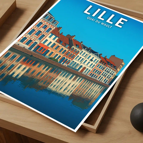 Affiche - Lille - Quai du Wault