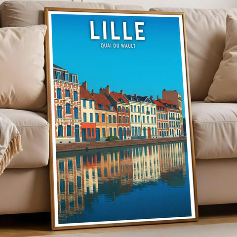 Affiche - Lille - Quai du Wault