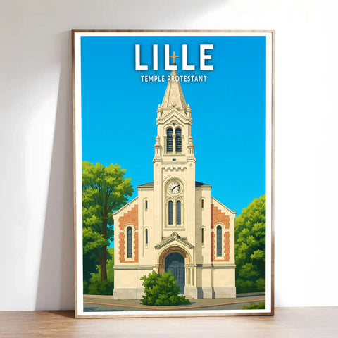 Affiche - Lille - Temple Protestant
