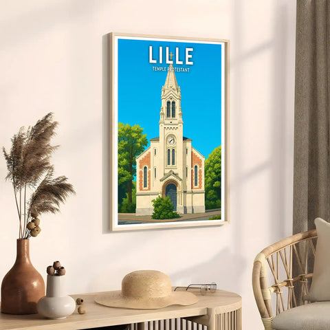 Affiche - Lille - Temple Protestant