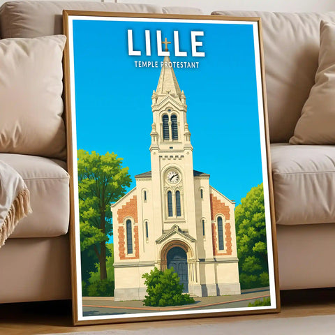 Affiche - Lille - Temple Protestant