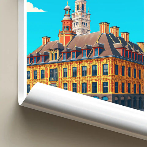 Affiche - Lille - Vieille Bourse