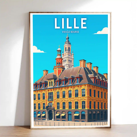 Affiche - Lille - Vieille Bourse