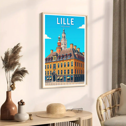 Affiche - Lille - Vieille Bourse
