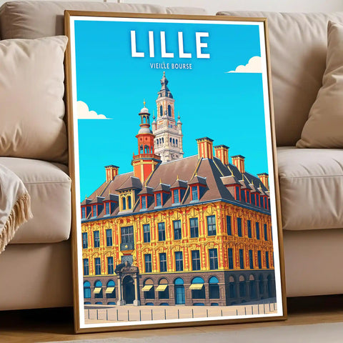 Affiche - Lille - Vieille Bourse