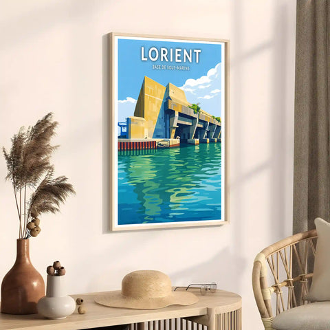 Affiche - Lorient - Base de Sous-Marins