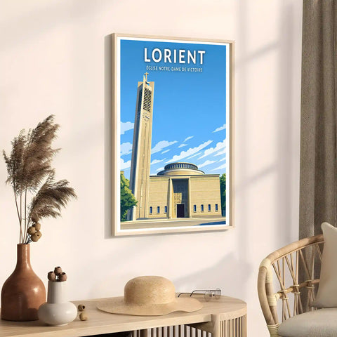 Affiche - Lorient - Église Notre-Dame de Victoire