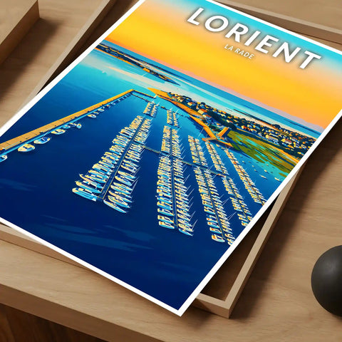 Affiche - Lorient - La Rade