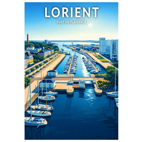 Affiche - Lorient - Port de Plaisance