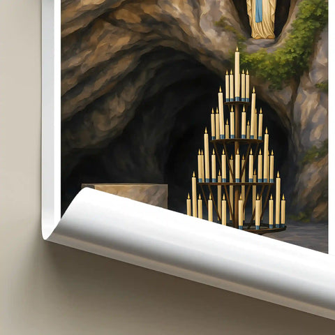 Affiche - Lourdes - Grotte de Massabielle