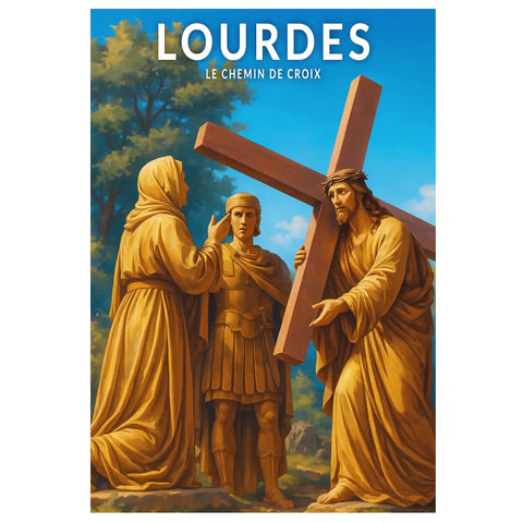 Affiche - Lourdes - Le Chemin de Croix