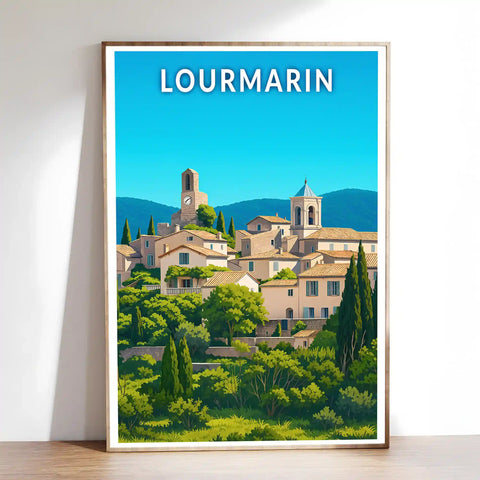 Affiche - Lourmarin