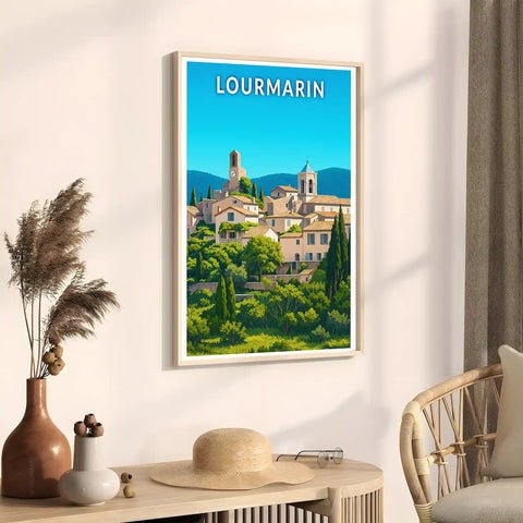 Affiche - Lourmarin