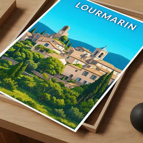 Affiche - Lourmarin