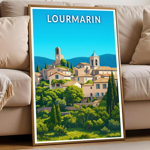Affiche - Lourmarin