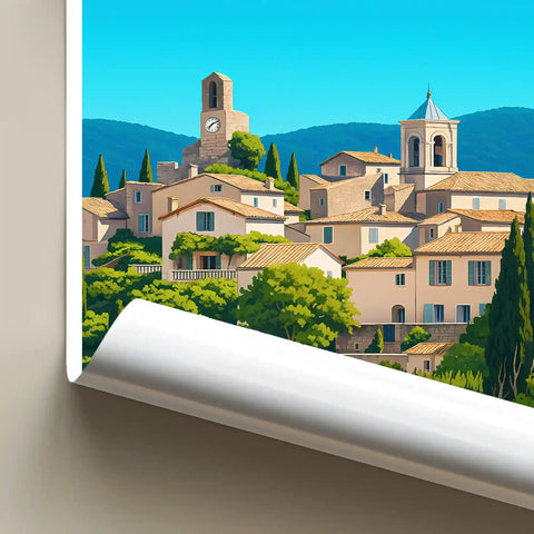 Affiche - Lourmarin