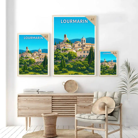Affiche - Lourmarin