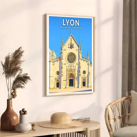 Affiche - Lyon - Basilique Saint-Bonaventure
