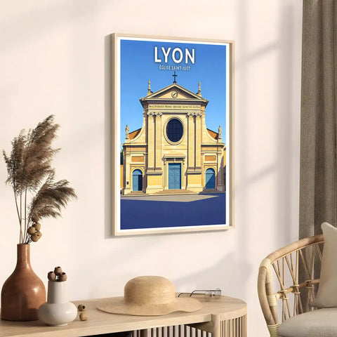 Affiche - Lyon - Église Saint-Just