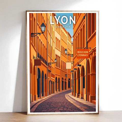 Affiche - Lyon - Le Vieux Lyon