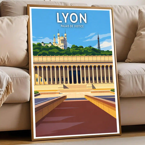 Affiche - Lyon - Palais de Justice