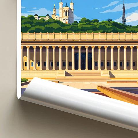 Affiche - Lyon - Palais de Justice