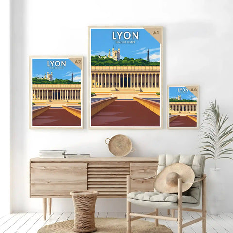 Affiche - Lyon - Palais de Justice