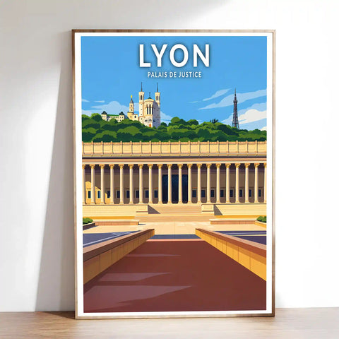 Affiche - Lyon - Palais de Justice