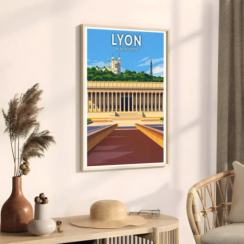 Affiche - Lyon - Palais de Justice