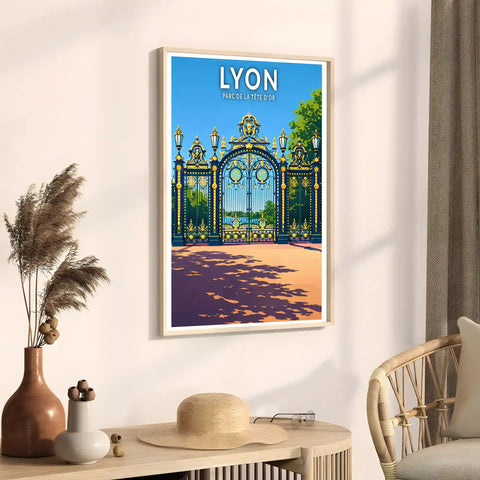 Affiche - Lyon - Parc de la Tête d’Or