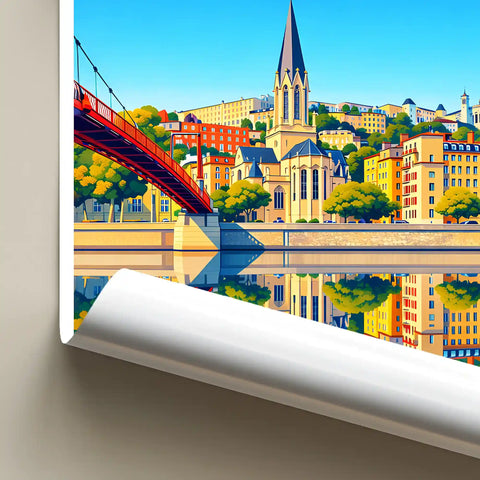 Affiche - Lyon - Quartier Saint-Georges
