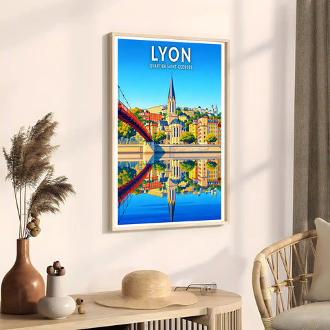 Affiche - Lyon - Quartier Saint-Georges
