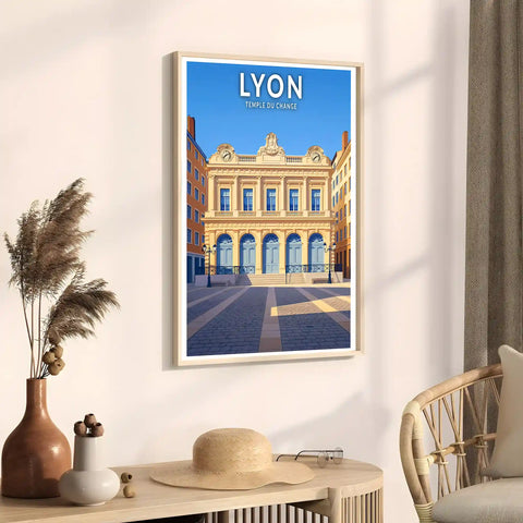 Affiche - Lyon - Temple du Change