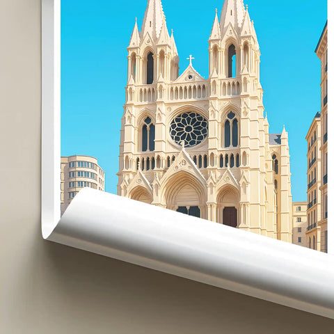Affiche - Marseille -  Église Saint-Vincent de Paul