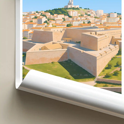 Affiche - Marseille - Fort d’Entrecasteaux