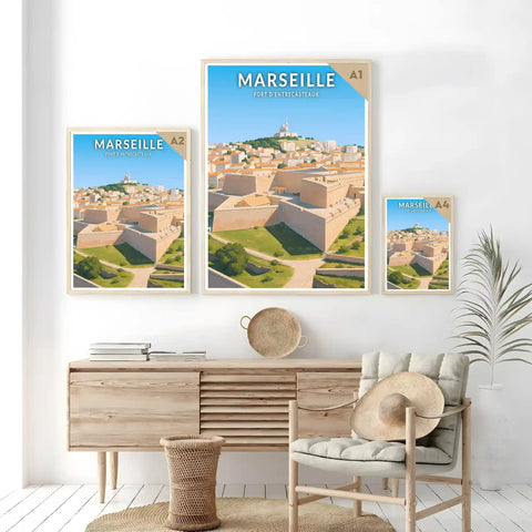 Affiche - Marseille - Fort d’Entrecasteaux