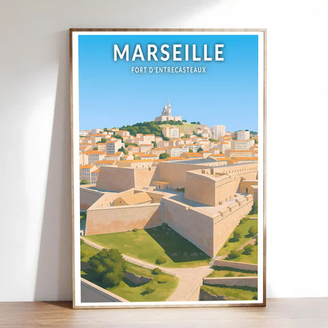 Affiche - Marseille - Fort d’Entrecasteaux