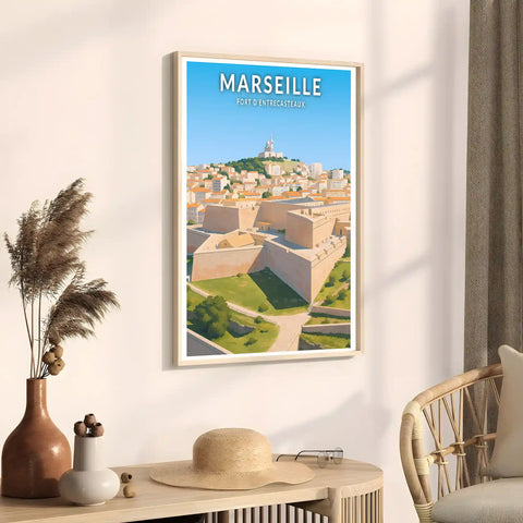 Affiche - Marseille - Fort d’Entrecasteaux
