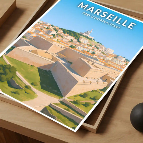 Affiche - Marseille - Fort d’Entrecasteaux