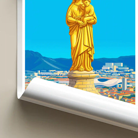 Affiche - Marseille - La Cité Phocéenne