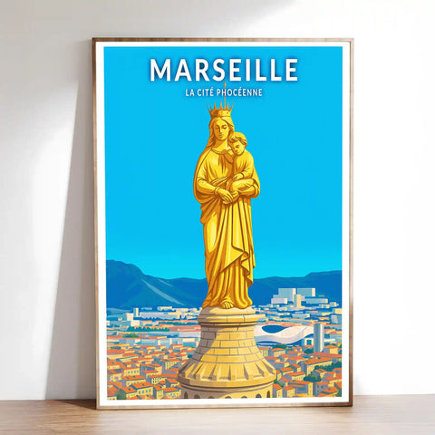 Affiche - Marseille - La Cité Phocéenne